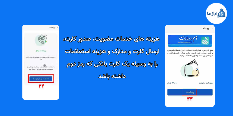 هزینه های خدمات عضویت رسالت